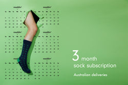3 month Sock Subscription - Australian deliveries